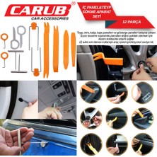 PINUKS Teyp Torpido Kapı Panel Sökme Aparatı 12 Parça Oto Aksesuar Premium