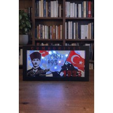 BASTTR Atatürk ve Cumhuriyet Temalı Masa ve Dekoratif Gece Lambası