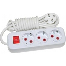 Asel Priz 3 Lü 5 mt Anahtarlı