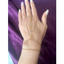 Soulistic Collection Altın Renk Sarı-Beyaz Van Cleef Paslanmaz Çelik Şahmeran