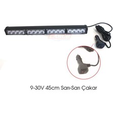 PINUKS Off-Road LED Bar Proj. 9-30V 45CM Çakar Sarı-Sarı Oto Aksesuar Premium