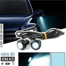 PINUKS Lamba Ayna Altı Gündüz Farı Kartal Göz Cob 12V Buz Mavı Ice Blue   ( 002737 ) Oto Aksesuar Premium