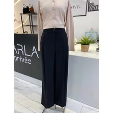 Sentez Broom Pliseli Palozzo Pantalon