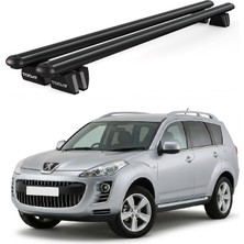 Today Auto Pençe Peugeot 4007 Ara Atkı (2008-2012)  Uyumlu Siyah Ara Atkı Port Bagaj Tavan Barı