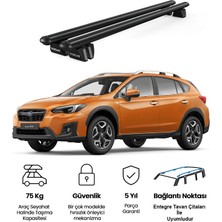 Today Auto Pençe Subaru Xv Ara Atkı (2018 ve Sonrası) Uyumlu Siyah Ara Atkı Port Bagaj Tavan Barı