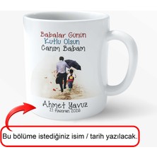 Babalar Günü Özel – Canım Babam Tasarımlı Porselen Kupa | Hediye Kupa