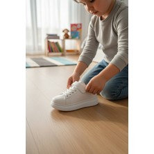 Enoch Çocuk Spor Ayakkabı Cırtlı ve Yüksek Tabanlı Konfor Model