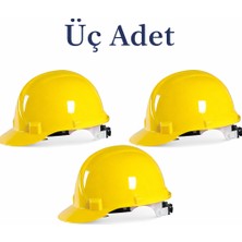 Essafe Sarı ve Kırmızı Arkadan Ayarlı Baret