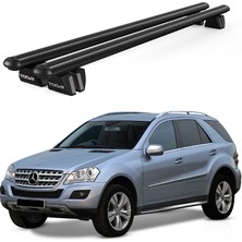 Today Auto Pençe Mercedes-Benz ml Ara Atkı (W164) (2005-2011) Uyumlu Siyah Ara Atkı Port Bagaj Tavan Barı