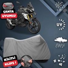 ULTRASHOP Bmw G 310 Gs Motosiklet Brandası Arka Çanta Uyumlu Su Geçirmez Motosiklet Branda