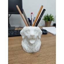 Golden Köpek Kalemlik | Pla | Dayanıklı ve Şık Hediye Seçeneği