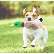 K-Yonlineticaret Sesli Ördek Şekilli Peluş Köpek Oyuncağı