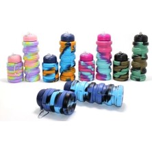 K-Yonlineticaret Katlanabilir Portatif Silikon Su Şişesi 500 ml Model 1