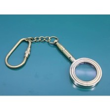 K-Yonlineticaret Pirinç Büyüteç Anahtarlık