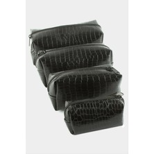 Starseven 4 Adet El Tutmalı Makyaj Çantası