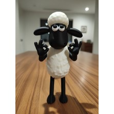 Kuzu Figürü - 23 cm Beyaz | Pla Premium Malzemeden 3D Üretim Dekoratif Obje