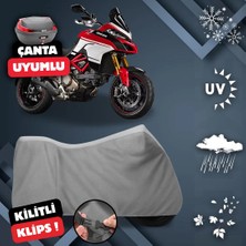 ULTRASHOP Ducati Multistrada 1200 Peak Su Geçirmez Motosiklet Brandası Arka Çanta Uyumlu Motosiklet Branda