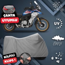 ULTRASHOP Bmw F 850 Gs Adventure Motosiklet Brandası Arka Çanta Uyumlu Su Geçirmez Motosiklet Branda