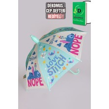 Stitch Dekomus Cep Defteri ve Yeni Sezon Lisanslı Stıtch Kılıflı Şemsiye Nope