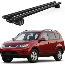 Today Auto Pençe Mitsubishi Outlander Ara Atkı (2006-2012) Uyumlu Siyah Ara Atkı Port Bagaj Tavan Barı