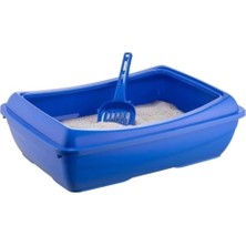 K-Yonlineticaret Mikopet Küçük Kedi Tuvaleti Mavi