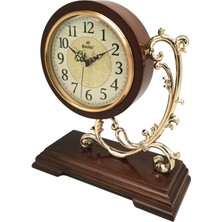 Eastar AW8216 Jı Gerçek Ağaç Klasik Masa Saati - Sessiz Mekanizma