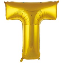 İKM Harf Folyo Balon 40 Inç Altın -T-