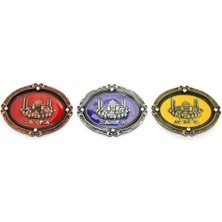 K-Yonlineticaret Istanbul Temalı Metal Magnet Ayasofya Kabartmalı