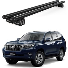 Today Auto Pençe Toyota Land Cruiser Ara Atkı (2008-2021) Uyumlu Siyah Ara Atkı Port Bagaj Tavan Barı