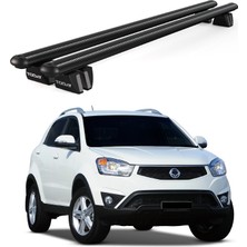 Today Auto Pençe Ssangyong Korando Ara Atkı (2010-2019) Uyumlu Siyah Ara Atkı Port Bagaj Tavan Barı