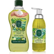 Eyüp Sabri Tuncer Ayvalık Zeytin Çiçeği Doğal Zeytinyağlı Köpük Sabun 1.5 Lt + 500 ml