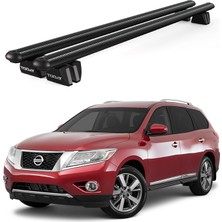 Today Auto Pençe Nissan Pathfinder Ara Atkı (2013-2020) Uyumlu Siyah Ara Atkı Port Bagaj Tavan Barı