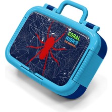 Coral High Kids Lacivert Kırmızı Örümcek Desenli Paslanmaz Çelik Beslenme Kabı 39237