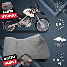 ULTRASHOP Bmw F 650 Gs Dakar Motosiklet Brandası Arka Çanta Uyumlu Su Geçirmez Motosiklet Branda