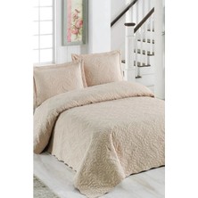 Örtüm Sofline Çift Kişilik Düz Renk Kapitone Yatak Örtüsü, Sade ve Şık Görünüm (250 x 260cm)