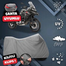 ULTRASHOP Benelli Trk 502 x Motosiklet Brandası Arka Çanta Uyumlu Su Geçirmez Motosiklet Branda