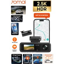 70MAI T400 Ön Kamera +Iç Kamera + RC21 Arka Kamera