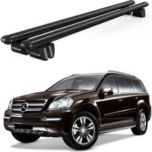 Today Auto Pençe Mercedes-Benz Gl Ara Atkı (X164) (2006-2012) Uyumlu Siyah Ara Atkı Port Bagaj Tavan Barı