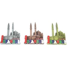 K-Yonlineticaret Metal Istanbul Temalı Yöresel Magnet Model 2