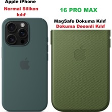 Day Apple iPhone 16 Pro Max Için Magsafe Özellikli Tech Dokuma Kılıf Yeşil