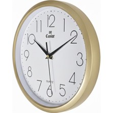 Eastar A908 C 3D Kabartma Rakamlı Sessiz Duvar Saati (25.5 Cm)