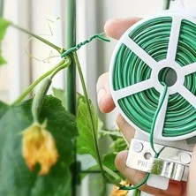 K-Yonlineticaret 50 Metre Kendiliğinden Kesici Bıçaklı Bitki Saksı Kablo Sabitleme Teli