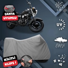 ULTRASHOP Kuba Superlight 200 Motosiklet Brandası Arka Çanta Uyumlu Su Geçirmez Motosiklet Branda