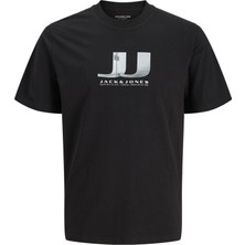 Jack & Jones Erkek Gögüs Logo Baskili Tisört- Dust