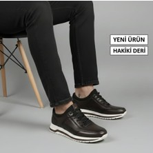 Romex Hakiki Deri Erkek Günlük Ayakkabı – Bilek Destekli, Poli Spor Tabanlı