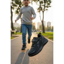 Enoch Hava Kanallı File Dokulu ve Topuk Destekli Çocuk Ayakkabı