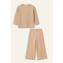 Zeyland Unisex Çocuk Yumoş Ikili Takım - Bej
