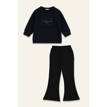 Zeyland Kız Çocuk Yumoş Ikili Takım - Siyah