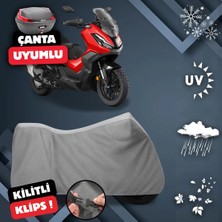 ULTRASHOP Honda Adv 350 Su Geçirmez Motosiklet Brandası Arka Çanta Top Case Uyumlu Motosiklet Branda