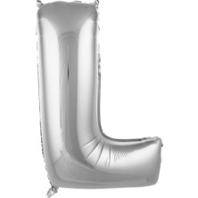 İKM Harf Folyo Balon 40 Inç Gümüş -L-